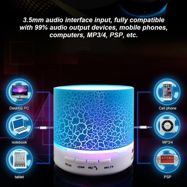 portable speakers mini car audio a9 dazzling crack led wireless bluetooth-compatible 4.1 subwoofer speaker
portable speakers mini car audio a9 dazzling crack led wireless bluetooth-compatible 4.1 subwoofer speaker