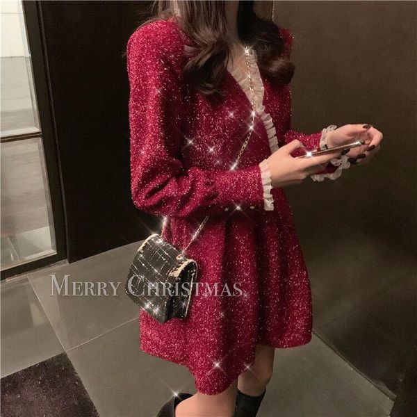 casual dresses tweeded dress wine red black solid v neck long sleeve button mini a-line blingbling lurex winter, Black;gray
casual dresses tweeded dress wine red black solid v neck long sleeve button mini a-line blingbling lurex winter, Black;gray