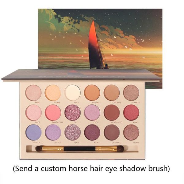 eye shadow 18-color waterproof smudge-proof colorfast shimmer matte eyeshadow palette with brush
eye shadow 18-color waterproof smudge-proof colorfast shimmer matte eyeshadow palette with brush
