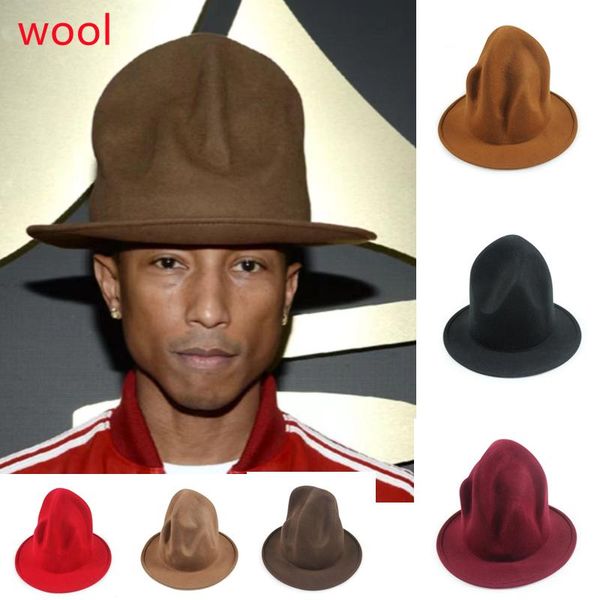 wide brim hats woolen hat men's volcanic rock autumn winter fashion jazz comfortable fedora panama performance, Blue;gray
wide brim hats woolen hat men's volcanic rock autumn winter fashion jazz comfortable fedora panama performance, Blue;gray