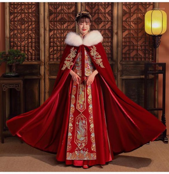wraps & jackets christmas wedding cape custom coat winter luxury jacket with fur bridal gold appliques wrap long party1, White
wraps & jackets christmas wedding cape custom coat winter luxury jacket with fur bridal gold appliques wrap long party1, White