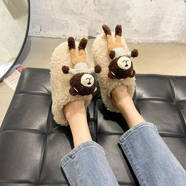 slippers shoes flat slipers women winter footwear slides low flock fashion 2021 massage luxury rome tpr hoof heels short plush b, Black
slippers shoes flat slipers women winter footwear slides low flock fashion 2021 massage luxury rome tpr hoof heels short plush b, Black
