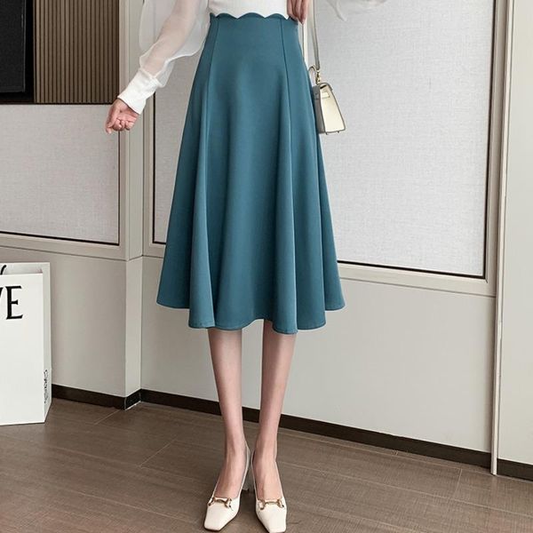 skirts limiguyue summer elegant high waist a line women korean style work office ol ladies midi skirt harajuku clothing k991, Black
skirts limiguyue summer elegant high waist a line women korean style work office ol ladies midi skirt harajuku clothing k991, Black