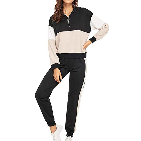 women's tracksuits fashionsets female vintage pink contrast color baseball bomber pullover jacket women and pencil jogging pant suit 2, Gray
women's tracksuits fashionsets female vintage pink contrast color baseball bomber pullover jacket women and pencil jogging pant suit 2, Gray