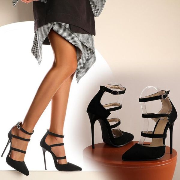 2021 new european and american fashion pointed thin heel bag, heel high heels, one word bandage, banquet shoes, Black
2021 new european and american fashion pointed thin heel bag, heel high heels, one word bandage, banquet shoes, Black