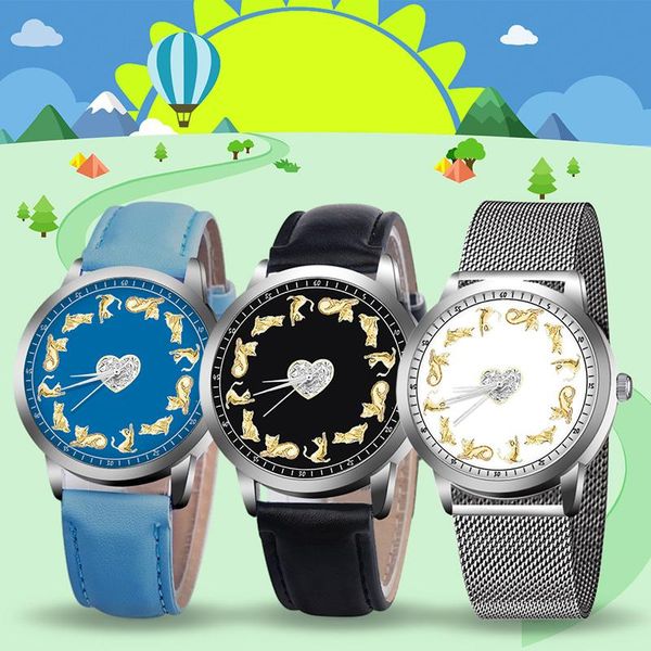 wristwatches cartoon cat watch quartz with alloy/pu leather strap simple fashion for girls students hsj88, Slivery;brown
wristwatches cartoon cat watch quartz with alloy/pu leather strap simple fashion for girls students hsj88, Slivery;brown
