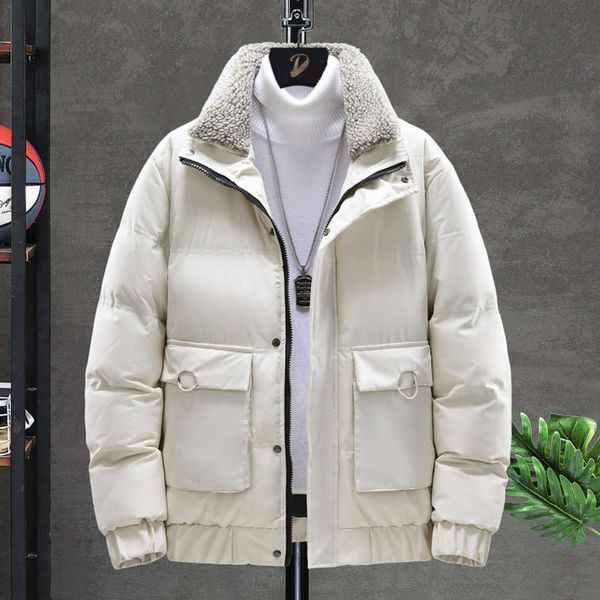 new winter wear casual cotton padded cashmere lapel jacket men's fashion, Black;brown
new winter wear casual cotton padded cashmere lapel jacket men's fashion, Black;brown