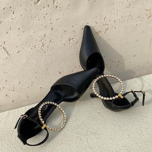 open shoes heel rhinestone sandals suit female beige slip-on loafers summer women's high pointed fashion comfort black elastic
open shoes heel rhinestone sandals suit female beige slip-on loafers summer women's high pointed fashion comfort black elastic
