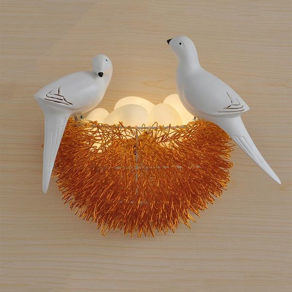 wall lamp bird nest led children bedroom study room restaurant decoration novelty light
wall lamp bird nest led children bedroom study room restaurant decoration novelty light