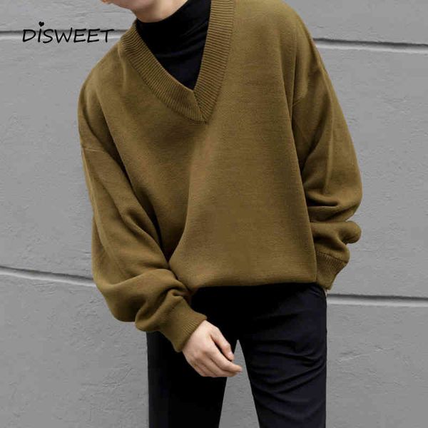 v-neck knitted men korean long sve loose warm pullover men's simple solid slim sweater boy 2020, Black
v-neck knitted men korean long sve loose warm pullover men's simple solid slim sweater boy 2020, Black