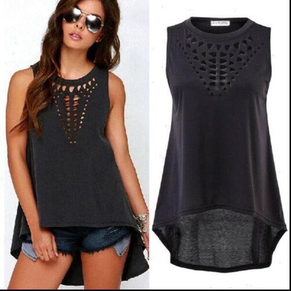 local stock 2021 women shirts summer casual solid color hollow loose vest shirt sleeveless black o neck blouse, White
local stock 2021 women shirts summer casual solid color hollow loose vest shirt sleeveless black o neck blouse, White