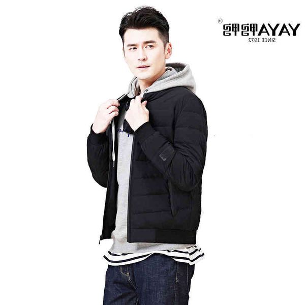 duck yaya 2021 down 90% jacket men warm short casual elastic collar fabric black claret coat matching hoodie parkas
duck yaya 2021 down 90% jacket men warm short casual elastic collar fabric black claret coat matching hoodie parkas