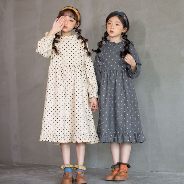 teen girls dress elegant autumn dot long dress children clothing party kids dresses for girl 6 8 10 12 14 years mother daughter, Red;yellow 
teen girls dress elegant autumn dot long dress children clothing party kids dresses for girl 6 8 10 12 14 years mother daughter, Red;yellow