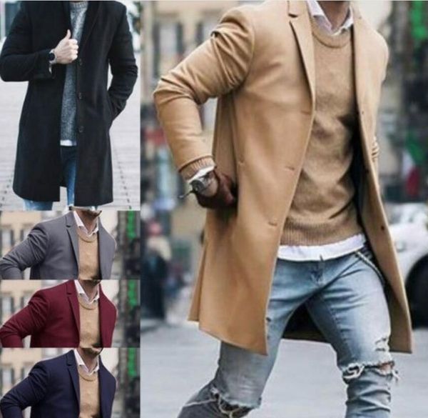 european and american fashion style winter new european station men's mid-length woolen men's coat a a a, Black
european and american fashion style winter new european station men's mid-length woolen men's coat a a a, Black