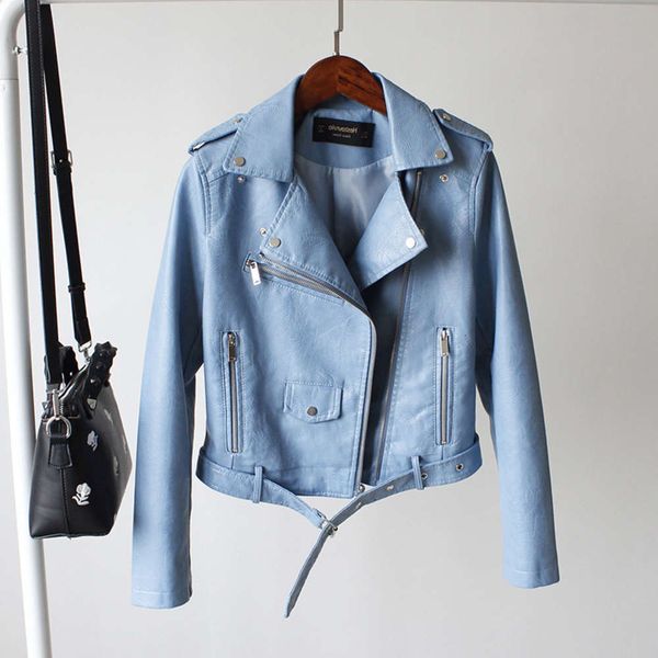 designerlapel 2020 short spring and motorcycle autumn new products fit pu jacket small leather coat women's fashion, Black
designerlapel 2020 short spring and motorcycle autumn new products fit pu jacket small leather coat women's fashion, Black