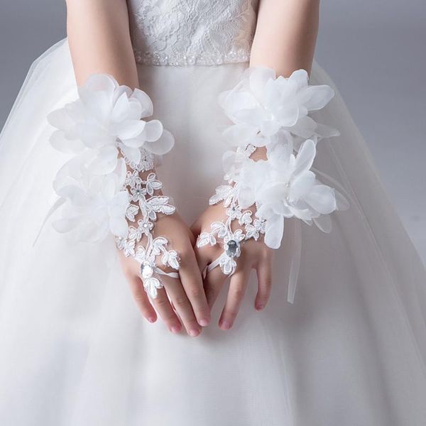 bridal gloves lace beaded wedding for flower girls red ivory fingerless child's dress birthday party performance kids, White
bridal gloves lace beaded wedding for flower girls red ivory fingerless child's dress birthday party performance kids, White