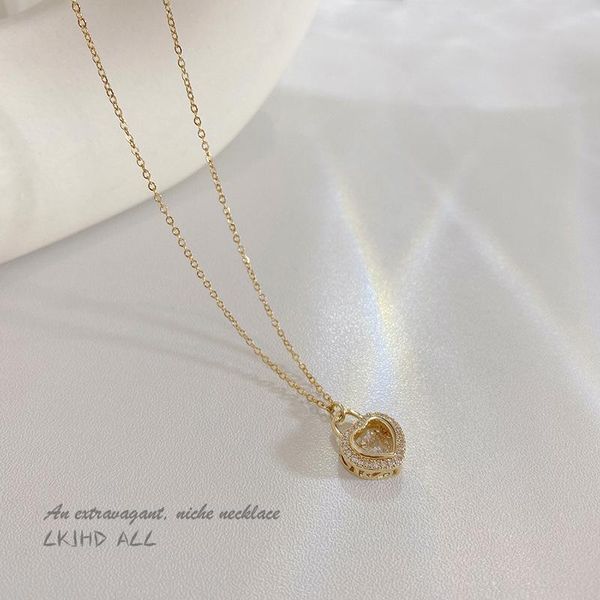 pendant necklaces mrzmsz 2021 fashion elegant hollow zircon heart necklace for women girls students party clavicle chain choker jewelry gift, Silver
pendant necklaces mrzmsz 2021 fashion elegant hollow zircon heart necklace for women girls students party clavicle chain choker jewelry gift, Silver