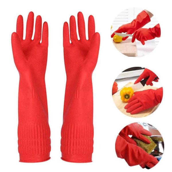disposable gloves 1 pair latex dishwashing 38cm long waterproof household warm kitchen cleaning glove
disposable gloves 1 pair latex dishwashing 38cm long waterproof household warm kitchen cleaning glove