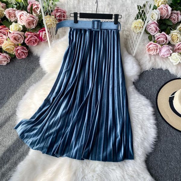 skirts 2021 spring autumn 9 colors vintage pleated women skirt a-line elastic high waist mid-long solid color fashion, Black
skirts 2021 spring autumn 9 colors vintage pleated women skirt a-line elastic high waist mid-long solid color fashion, Black