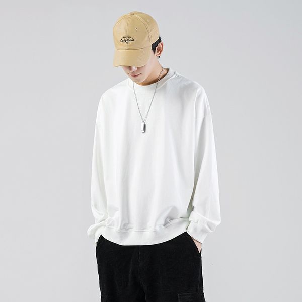mens sweater solid color trend new autumn sweater men's loose casual simple thread inlaid long sleeve bottomed top, Black
mens sweater solid color trend new autumn sweater men's loose casual simple thread inlaid long sleeve bottomed top, Black