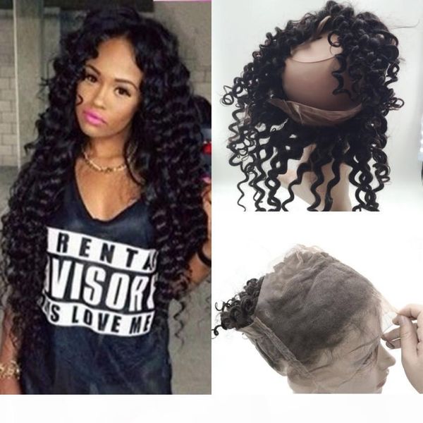 360 lace frontal brazilian virgin hair customized 22*4*2 lace frontal closures 360 lace band frontal closure ing, Black
360 lace frontal brazilian virgin hair customized 22*4*2 lace frontal closures 360 lace band frontal closure ing, Black