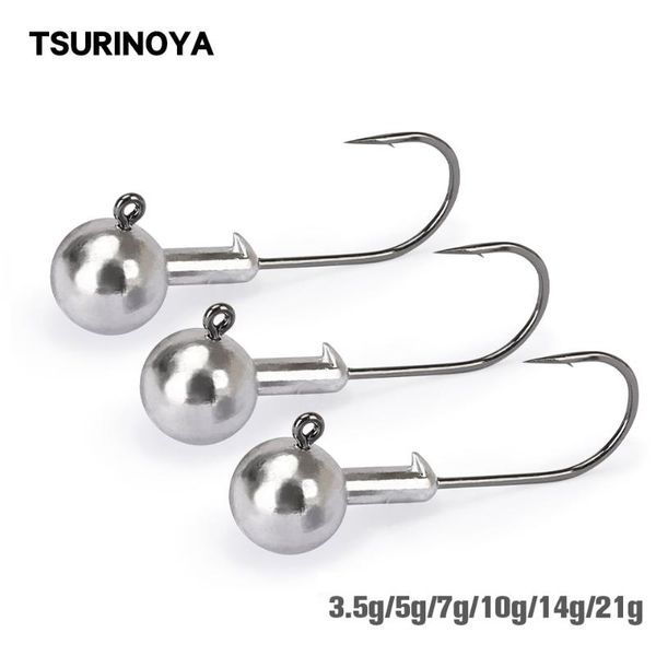 tsurinoya 3.5g 5g 7g 10g 14g 21g crank lead jig head fishing hooks soft worm lure fishing group tackle aaccessories
tsurinoya 3.5g 5g 7g 10g 14g 21g crank lead jig head fishing hooks soft worm lure fishing group tackle aaccessories