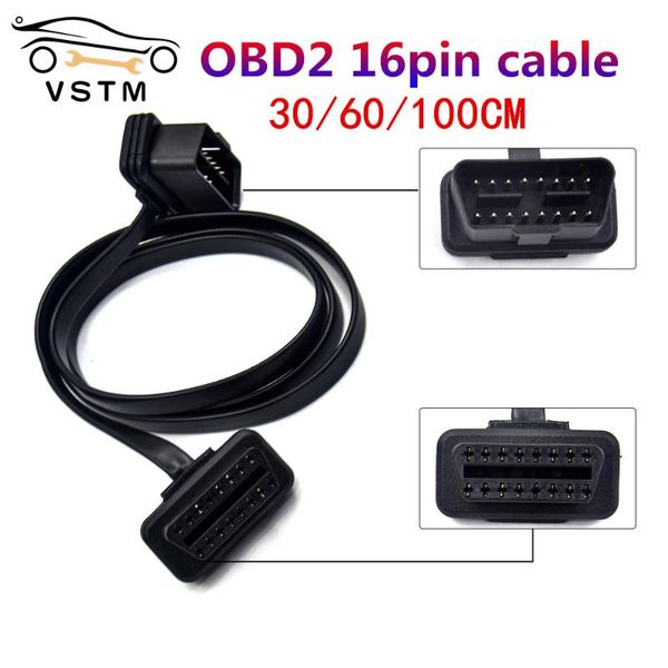 diagnostic tools 2021 est 30/60/100cm flat+thin 16 pin socket obd obdii obd2 16pin male to female car scanner extension cable 8core connecto
diagnostic tools 2021 est 30/60/100cm flat+thin 16 pin socket obd obdii obd2 16pin male to female car scanner extension cable 8core connecto