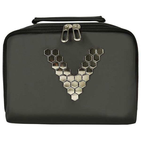 cosmetic bags & cases travel bag large zipper suitable for ladies and girls (black v letter)
cosmetic bags & cases travel bag large zipper suitable for ladies and girls (black v letter)