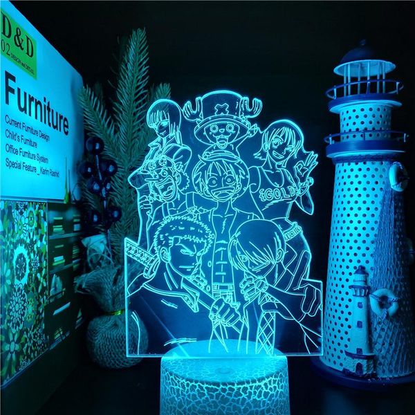 night lights one piece luffy nami sanji zoro chopper 3d led anime lamp nightlights 7 color changing lampara for christmas gift
night lights one piece luffy nami sanji zoro chopper 3d led anime lamp nightlights 7 color changing lampara for christmas gift
