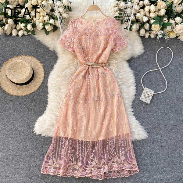 deat summer arrivals round collar short sleeve high waist embroidery slim vintage a-line long dress mz731 210709, Black;gray
deat summer arrivals round collar short sleeve high waist embroidery slim vintage a-line long dress mz731 210709, Black;gray