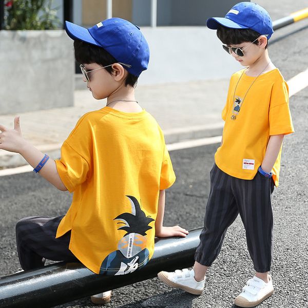 kids boys clothes teenage boy summer clothing sets short sleeves shirt+pant suits children clothing outfit 10 12 14y, White
kids boys clothes teenage boy summer clothing sets short sleeves shirt+pant suits children clothing outfit 10 12 14y, White