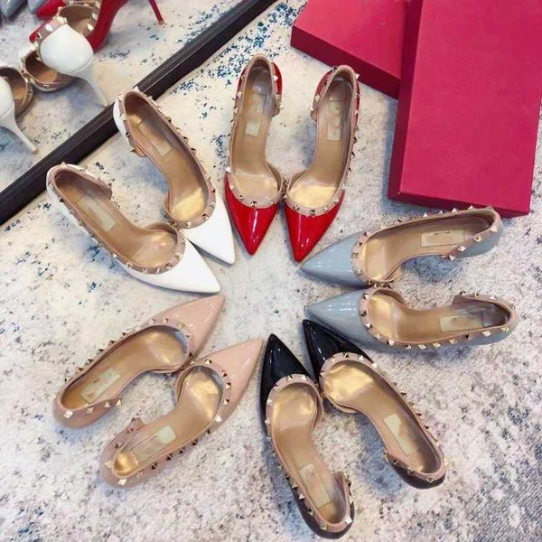 dress shoes 2021 women sandals summer design rivet high heels fashion women's thick heel open toe, Black
dress shoes 2021 women sandals summer design rivet high heels fashion women's thick heel open toe, Black