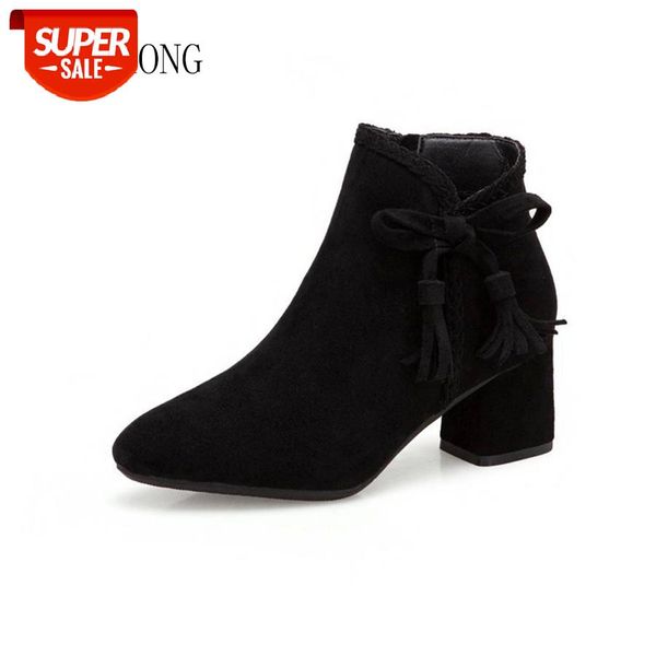 lcizrong new women's ankle boots zipper mid square heels platform for ladies bow boots pointed toe woman shoes #ud49, Black
lcizrong new women's ankle boots zipper mid square heels platform for ladies bow boots pointed toe woman shoes #ud49, Black