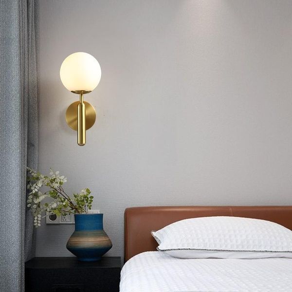 bed wall lamp nordic decoration home glass ball mirror light dining room corridor wall lamp bedside
bed wall lamp nordic decoration home glass ball mirror light dining room corridor wall lamp bedside
