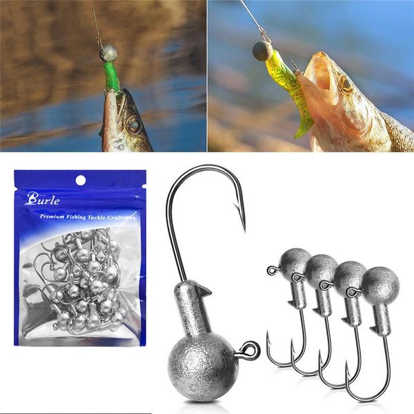 20pcs/lot crank jig head hook 1g 3.5g 7g fishing hook lead jig lure hard baits soft worm fishing tackle accessories lure hooks
20pcs/lot crank jig head hook 1g 3.5g 7g fishing hook lead jig lure hard baits soft worm fishing tackle accessories lure hooks