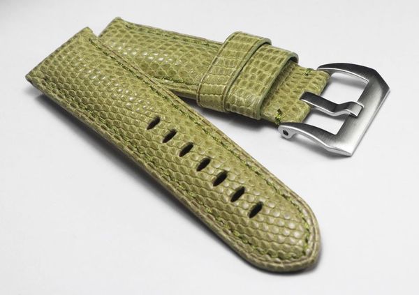 watch bands 24mm unique handmade lizard skin genuine leather thick strap men's green fashion universal wristband, Black;brown
watch bands 24mm unique handmade lizard skin genuine leather thick strap men's green fashion universal wristband, Black;brown