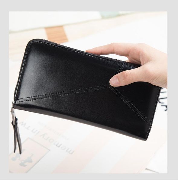 wallets ladies wallet female long section stitching crack mobile phone bag multifunctional zipper handbag, Red;black
wallets ladies wallet female long section stitching crack mobile phone bag multifunctional zipper handbag, Red;black