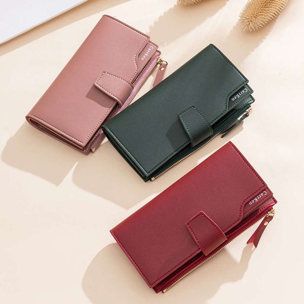 women's wallet long korean multi-functional large capacity three fold wallet zipper buckle pu handbag, Black
women's wallet long korean multi-functional large capacity three fold wallet zipper buckle pu handbag, Black