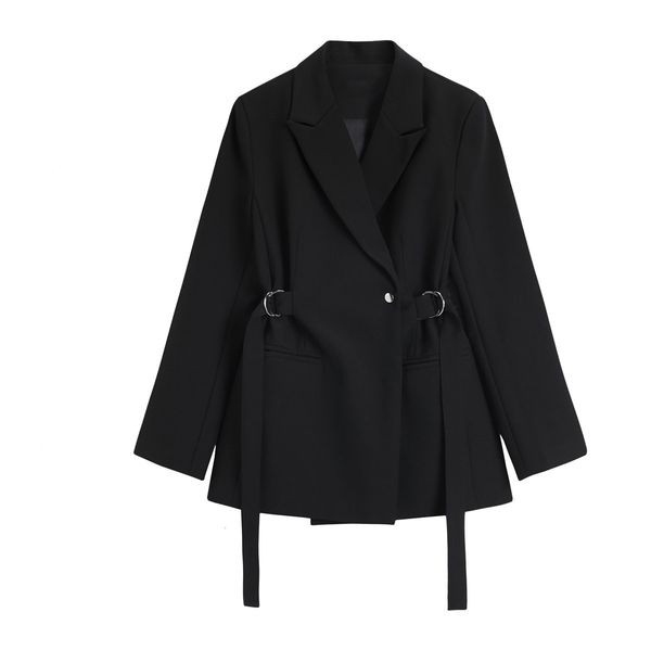 2021 new autumn solid retro suit lace up waist slim single button notched women blazers uuww, White;black
2021 new autumn solid retro suit lace up waist slim single button notched women blazers uuww, White;black