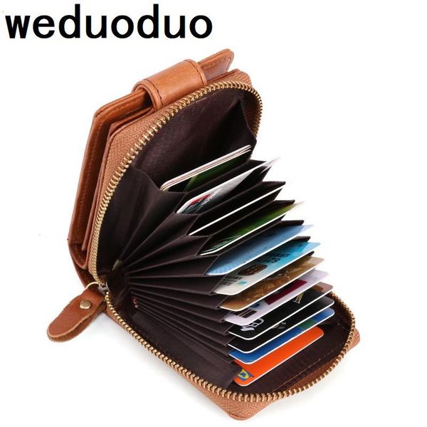card holders weduoduo fashion genuine leather holder zipper hasp men and women brand wallet driving license bag, Brown;gray
card holders weduoduo fashion genuine leather holder zipper hasp men and women brand wallet driving license bag, Brown;gray