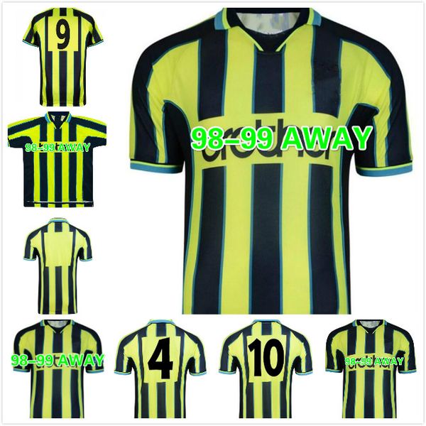 98 99 retro dickov 9 soccer jersey goater wiekens 1998 1999 michael brown jeff whitley horlock away classic vintage football shirt, Black;yellow
98 99 retro dickov 9 soccer jersey goater wiekens 1998 1999 michael brown jeff whitley horlock away classic vintage football shirt, Black;yellow