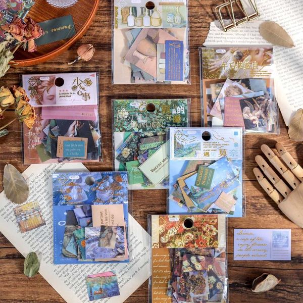 gift wrap 30 pcs/lot vintage ins painting po stickers package diy diary literature art decorative scrapbooking collage material
gift wrap 30 pcs/lot vintage ins painting po stickers package diy diary literature art decorative scrapbooking collage material