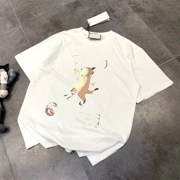 2022 summer year of the new fashion t-shirt pure cotton loose version simple and versatile women's t-shirt lovers, White
2022 summer year of the new fashion t-shirt pure cotton loose version simple and versatile women's t-shirt lovers, White