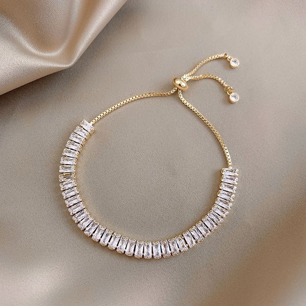 xianlan556 adjustable zircon bracelets female temperament fashion bracelet students design web celebrity girlfriends cold wind sma, Silver
xianlan556 adjustable zircon bracelets female temperament fashion bracelet students design web celebrity girlfriends cold wind sma, Silver