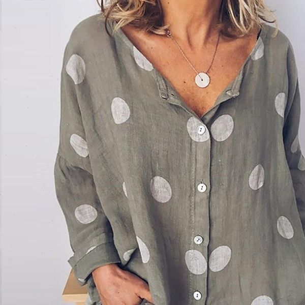 summer baggy dot print blouse women plus size long sleeve womens tunic cotton linen shirt ladies white womens blouses
summer baggy dot print blouse women plus size long sleeve womens tunic cotton linen shirt ladies white womens blouses
