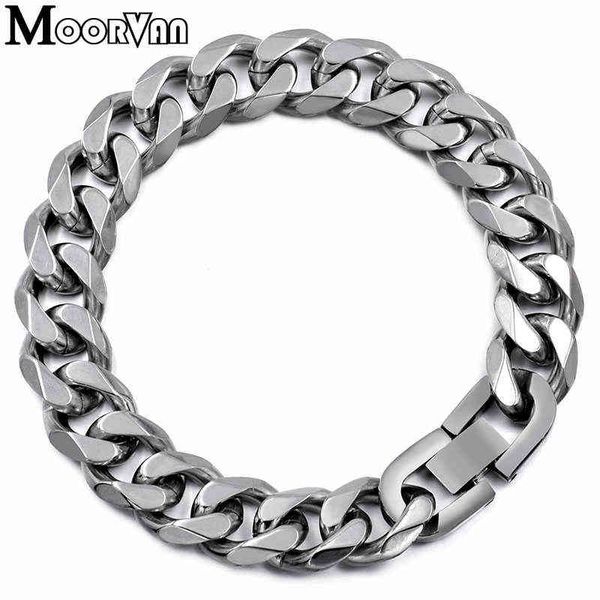 moorvan jewelry men bracelet cuban links & chains stainless steel for bangle male accessory wholesale b284, Black
moorvan jewelry men bracelet cuban links & chains stainless steel for bangle male accessory wholesale b284, Black