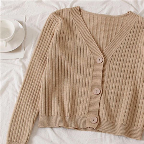 short cardigan women v neck knitted sweater coat long sleeve single breasted with three buttons casual cardigans zy4514, White;black
short cardigan women v neck knitted sweater coat long sleeve single breasted with three buttons casual cardigans zy4514, White;black