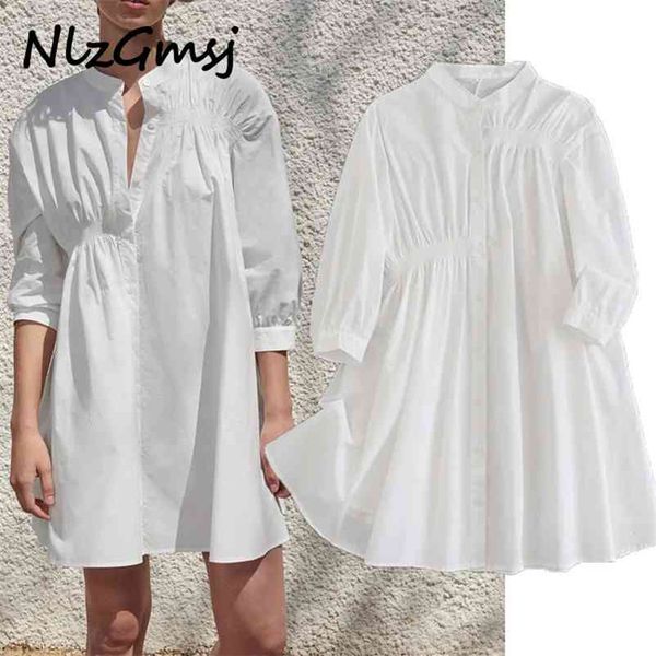 woman dress turn down neck beach white solid mini long sleeve sundress vestidos 05 210628, Black;gray
woman dress turn down neck beach white solid mini long sleeve sundress vestidos 05 210628, Black;gray