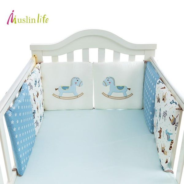 muslinlife cotton baby bumpers,soft and safe baby crib bed protection wtih filling, available for 6pcs,12pcs
muslinlife cotton baby bumpers,soft and safe baby crib bed protection wtih filling, available for 6pcs,12pcs