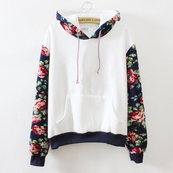 women's hoodies & sweatshirts patchwork flower sleeve 2021 women casual kawaii harajuku sweat punk clothing european korean, Black
women's hoodies & sweatshirts patchwork flower sleeve 2021 women casual kawaii harajuku sweat punk clothing european korean, Black